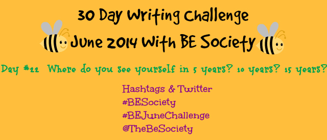 June Writing Challenge Day 22- The Future @TheBeSociety #besociety #thebesociety