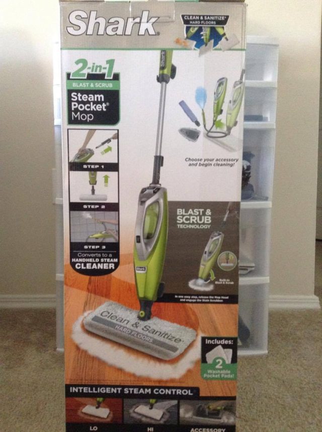 Review: Shark Blast and Scrub 2 in 1 Steam Pocket Mop #ad #sponsored #review #sharkninja