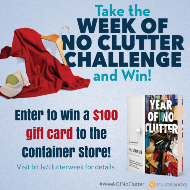 BOOK TOUR: Year of No Clutter- Information & Your chance to win! #dayofnoclutter #booktour #weekofnoclutter #yearofnoclutter