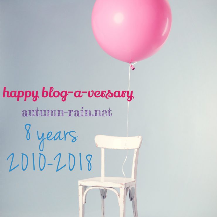 Happy 8 Years Of Autumn Rain #blogaversary !