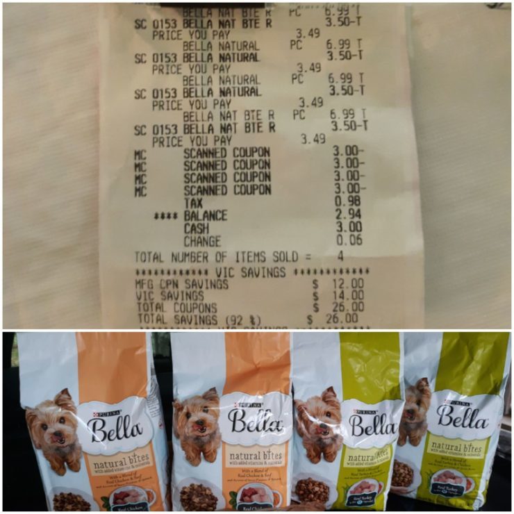 Bella Dog Food @ Harris Teeter for .49 a bag (BOGO & $3 Coupons!)