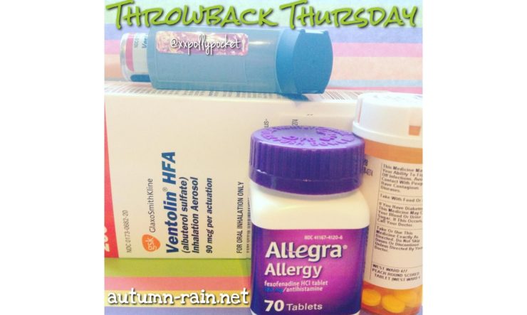 Throwback Thursday: Inhaler & Other Asthma Goodies (5 Years i’ve had it now!)